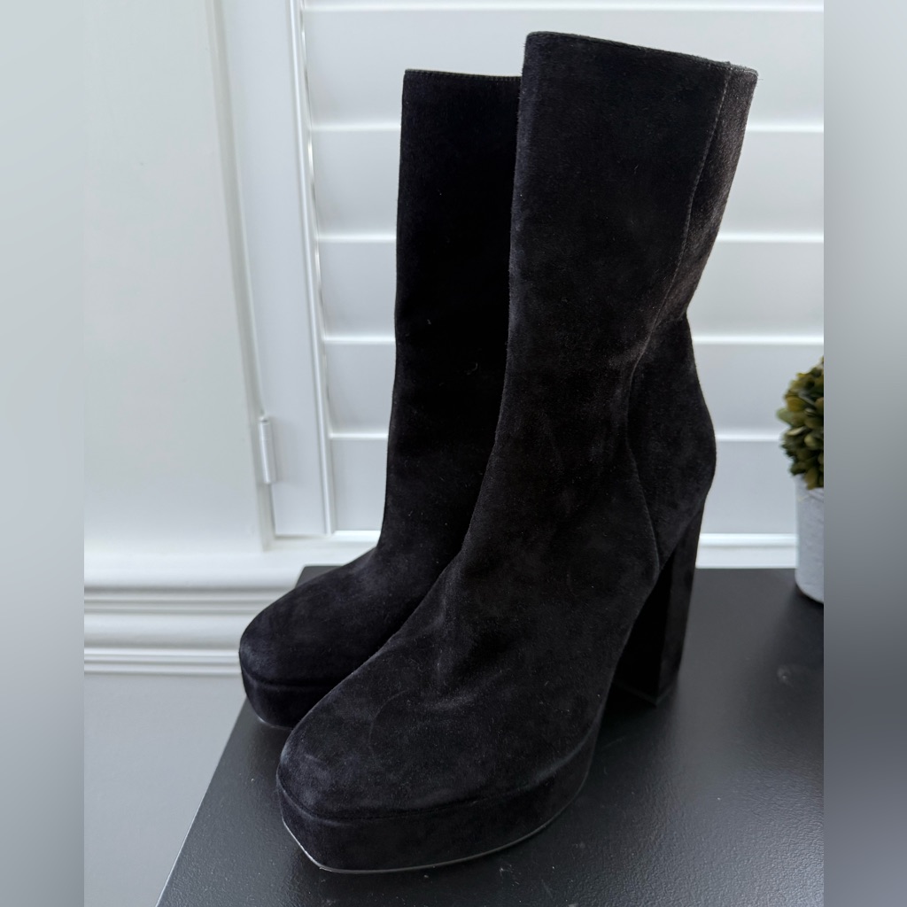 Stuart Weitzman New Size 10 Ankle Boots Women Suede Black
